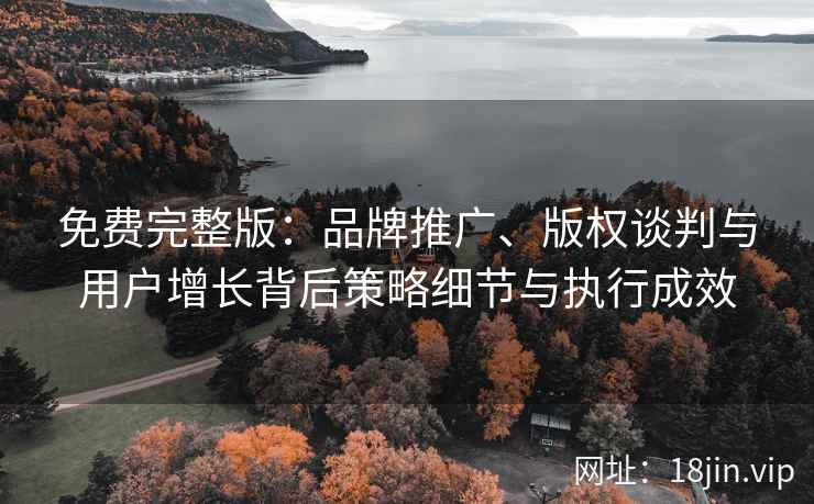免费完整版：品牌推广、版权谈判与用户增长背后策略细节与执行成效