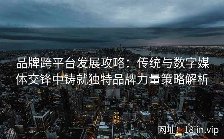 品牌跨平台发展攻略：传统与数字媒体交锋中铸就独特品牌力量策略解析