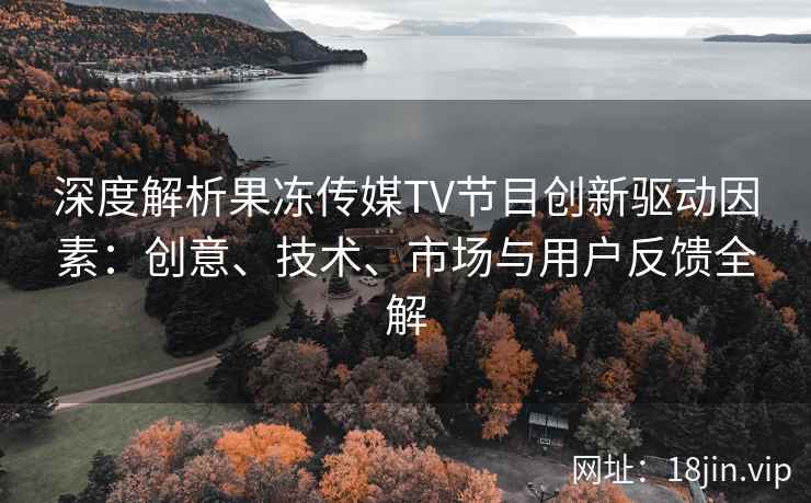 深度解析果冻传媒TV节目创新驱动因素：创意、技术、市场与用户反馈全解